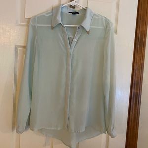 Forever 21 mint blouse